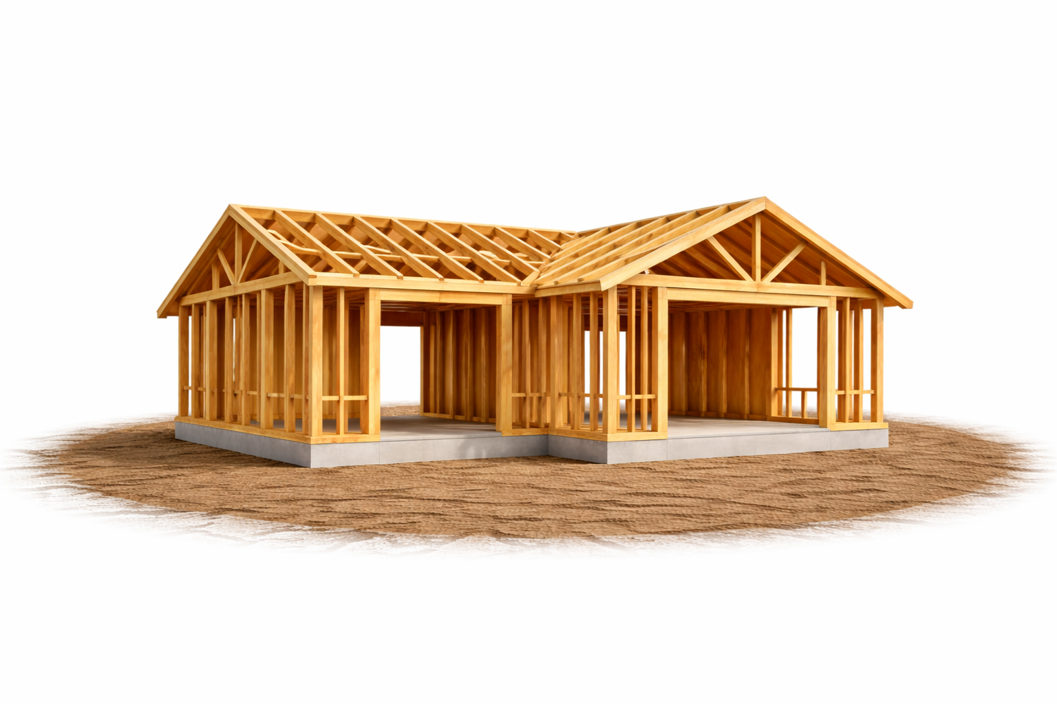 Full robot-built home with electrical and plumbing.